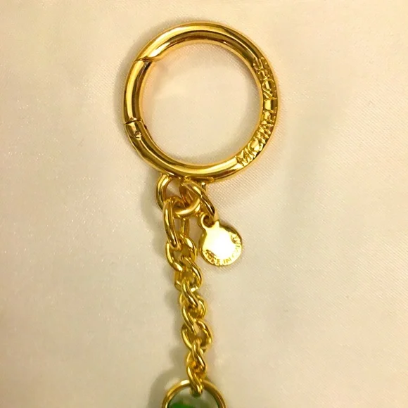🌴SUMMER SALE 🌴💯✔️Authentic Michael Kors Leather Parrot Key Chain - Picture 3 of 3